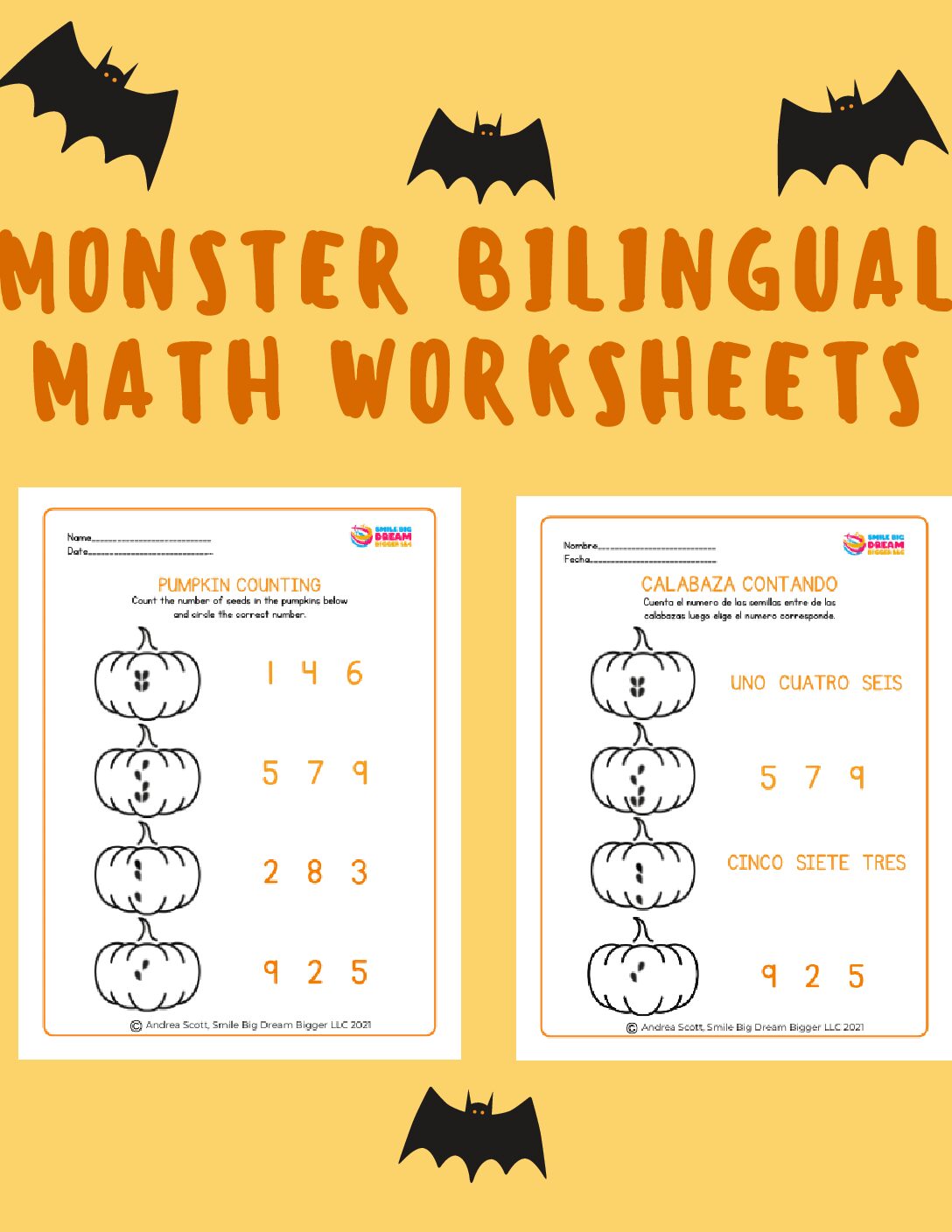 Monster Math Worksheets | Dream It Tutoring